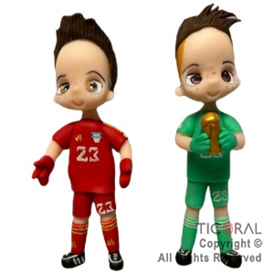 ADORNO JUGADOR FUTBOL DIBU MARTINEZ ARGENTINA A. PORCELANA FRIA x 1